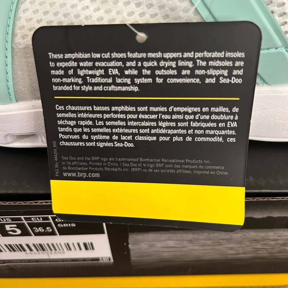 Sea-Doo Mint and White Water Shoes